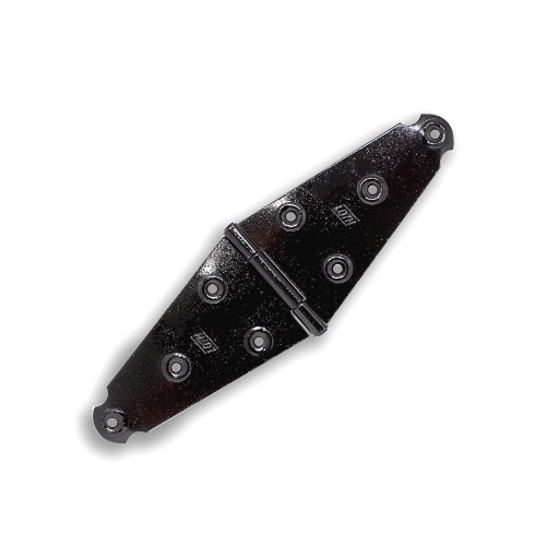 Dobradiça para Portão Cromatizado Preto - Cartela Saco