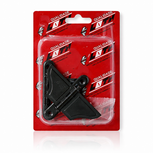 Borboleta para Janela - Cromatizado Preto - Cartela Blister