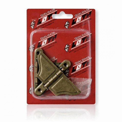 Borboleta para Janela - Ferro Ouro Velho - Cartela Blister