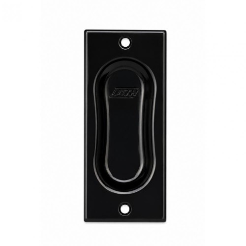 PUXADOR CONCHA EMBUTIR - PRETO - CARTELA SACO