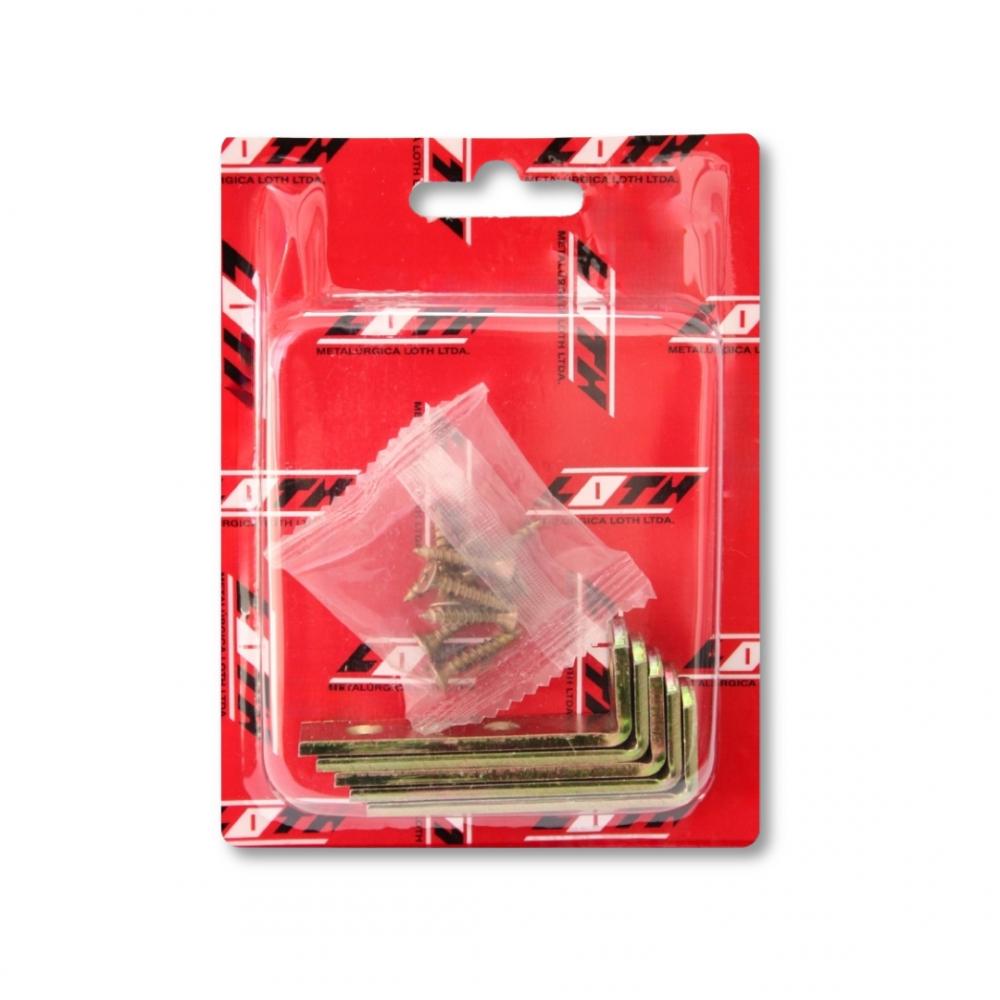 Prendedor de Armário 84 - Bicromatizado - Cartela Blister