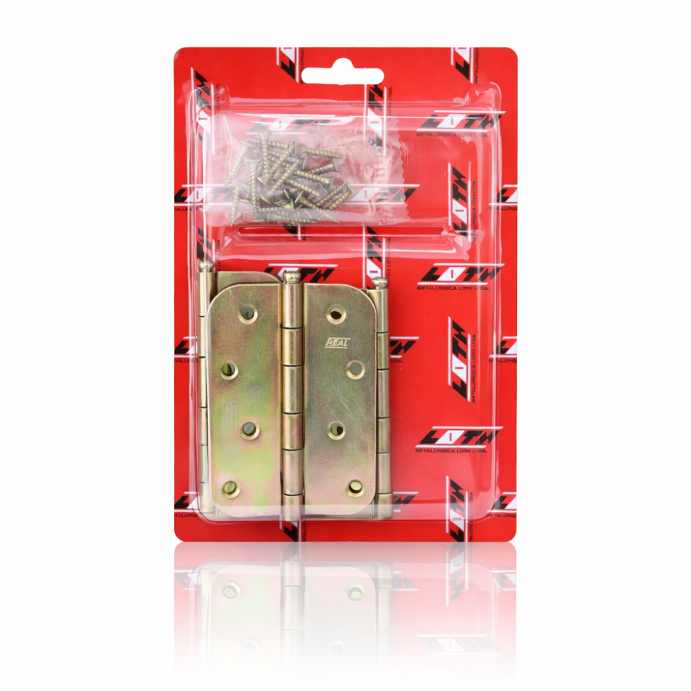 Dobradiça de Pino Solto Real Redonda 4,0