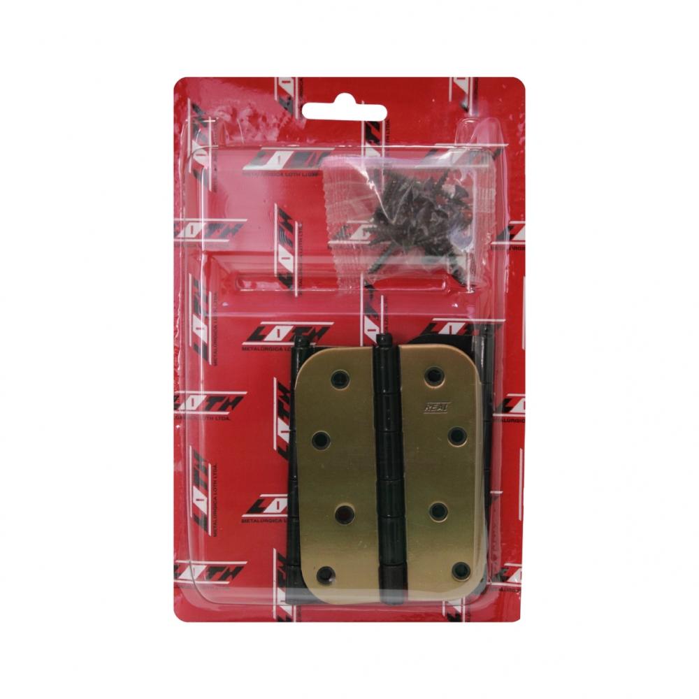 Dobradiça de Pino Solto Real Redonda 4,0