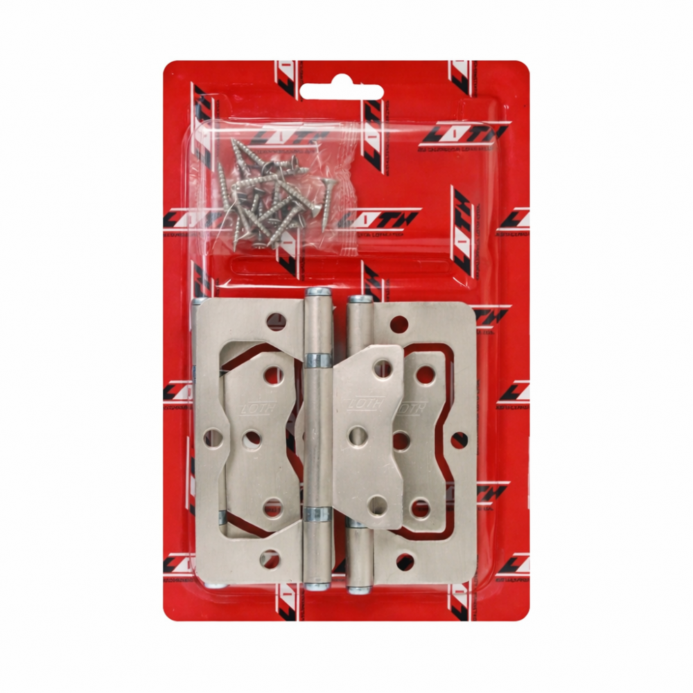 DOBRADIÇA SOBREPOR 4"x3"- INOX- BLISTER