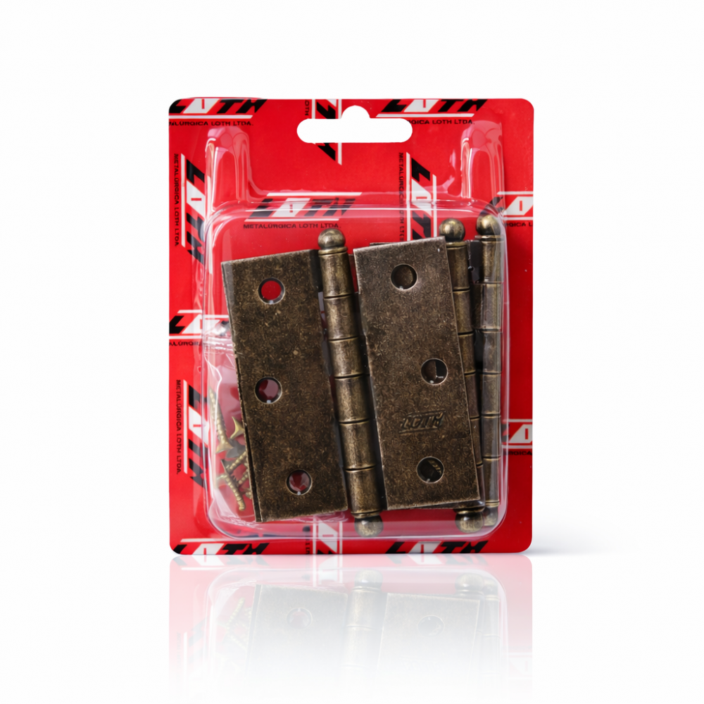 Dobradiça Pino Bola 3x2,5