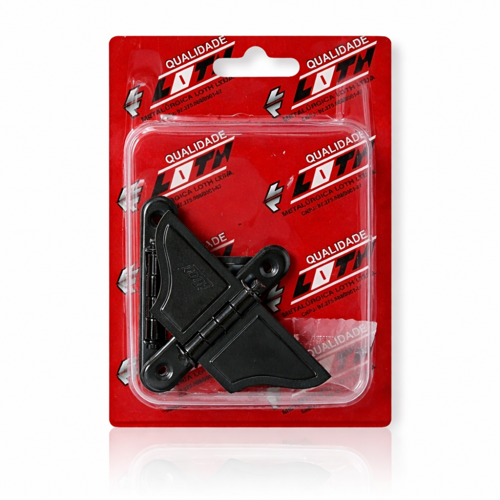 Borboleta para Janela - Cromatizado Preto - Cartela Blister