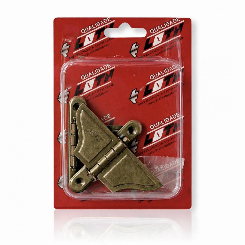 Borboleta para Janela - Ferro Ouro Velho - Cartela Blister