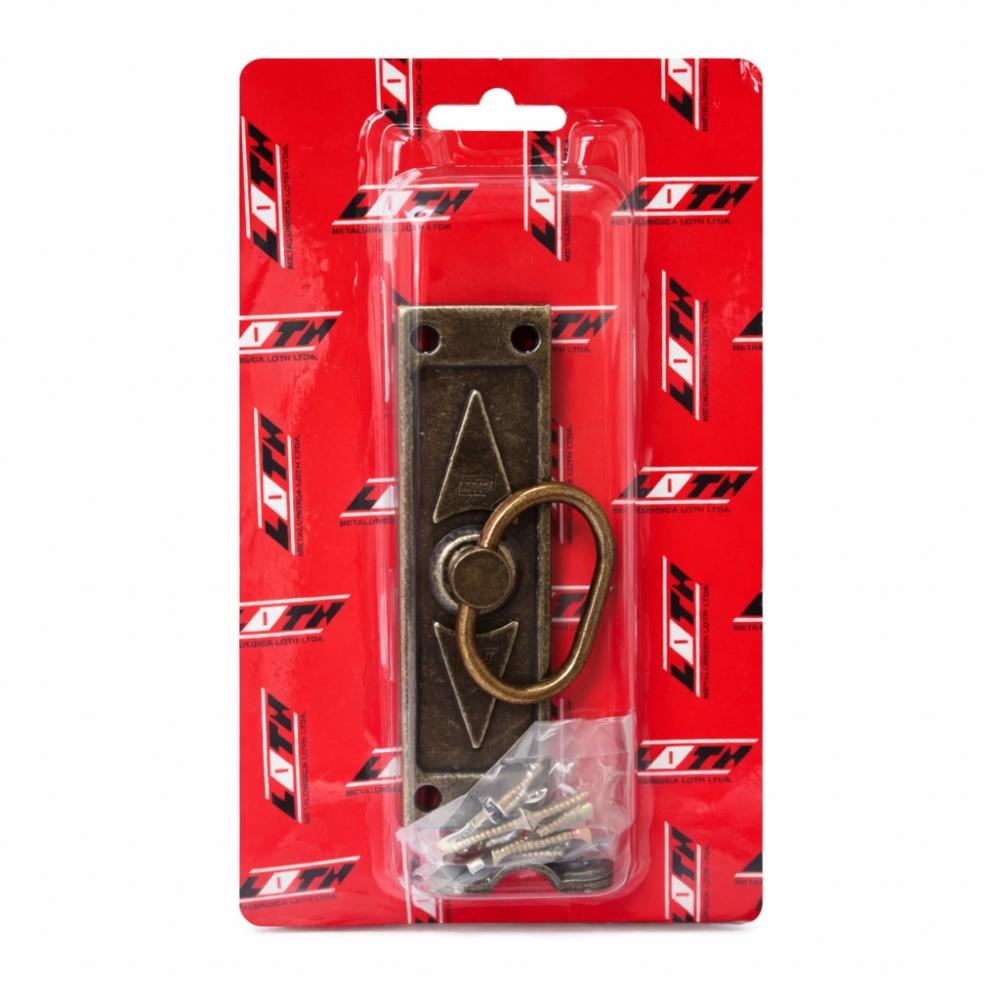 Cremona Retangular para Janela - Ferro Ouro Velho - Cartela...