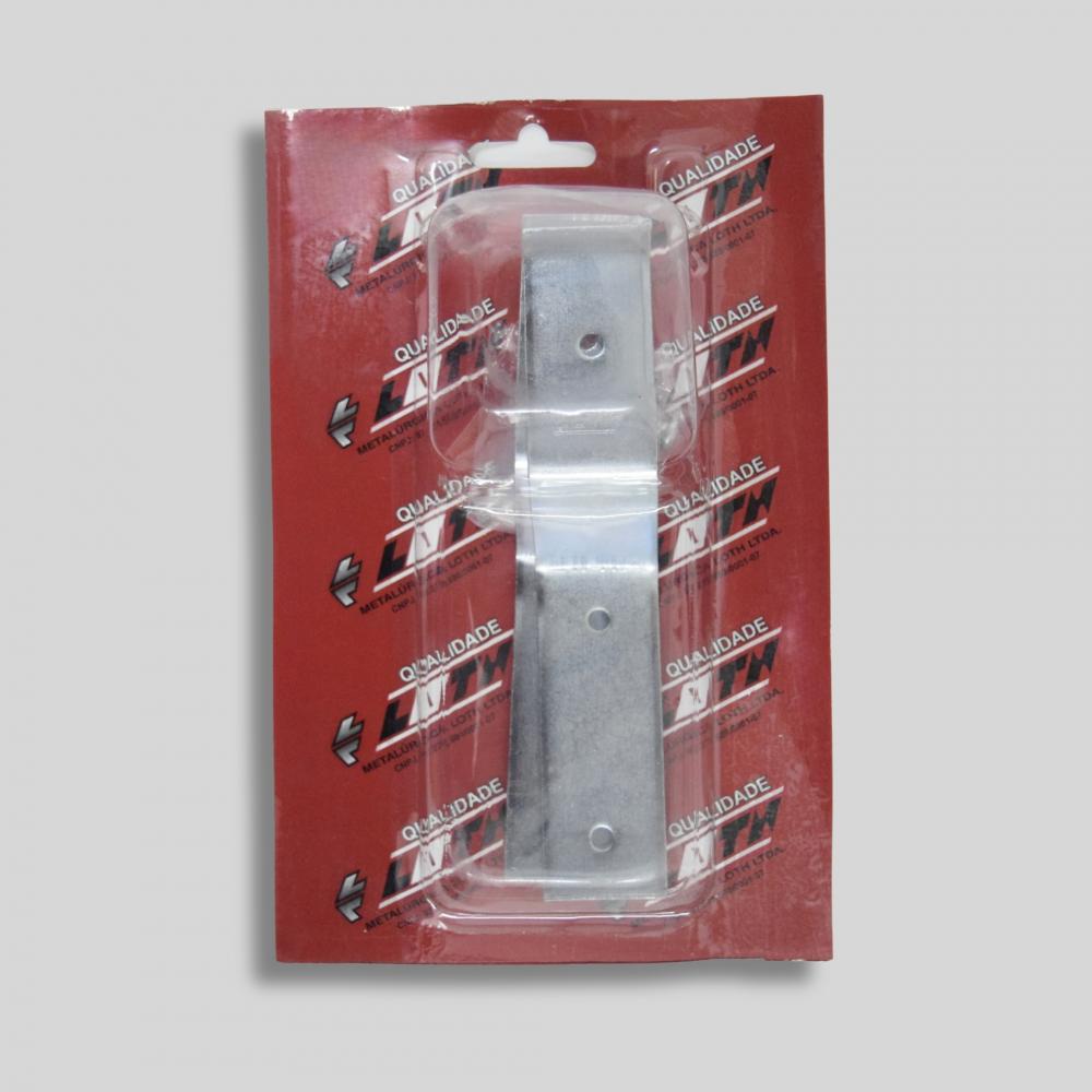 Suporte para Tranca - Aberta Zincado - Cartela Blister
